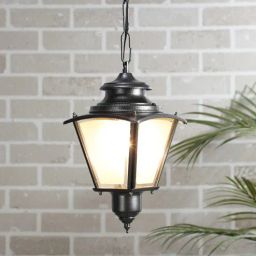 fos lighting Kartos Grey Metal Outdoor Hanging Light-picture-6