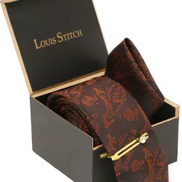 LOUIS STITCH Silk Tie Pin Set image 5
