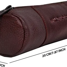 wildhorn Pencil Case Pouch NA Art Pure Leather Pencil Box image 3