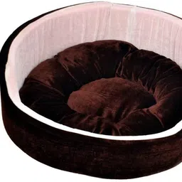 furry smile Simple Letest Rounded Bed for Dogs and cat M Pet Bed image 2