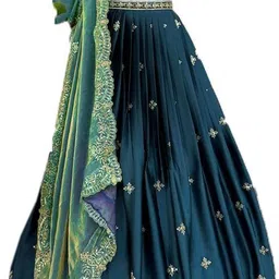 avitaatex Embroidered Semi Stitched Lehenga Choli-picture-17