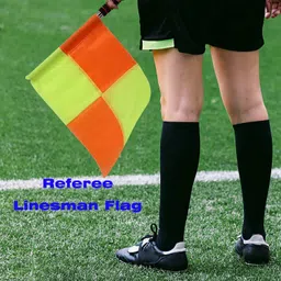 fitdex Lineman's Referee Flag for Football,Referee Cards RED, YELLOW Score book, Pencil Football Foul Card image 5