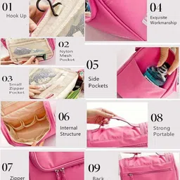 axxi Girls Pink Cosmetic Bag image 3