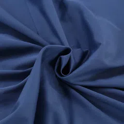 Blue Solid 300 TC 100% Cotton Single Bed Sized Bed Sheets With 1 Pillow Cover by Maspar image 4