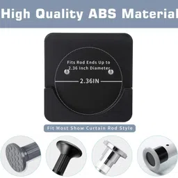 tagve Glossy Shower Rod Hook image 4