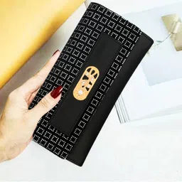g m w Casual, Formal, Party, Sports Black Clutch-picture-18