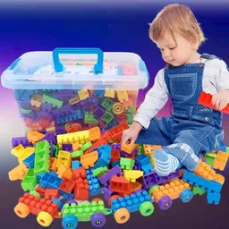 kidsbuddy Educational DIY Building Blocks Made From Non Toxic Plastic BB26.310 DIY 50Pcs-picture-17