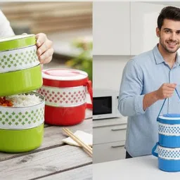 abc Office Lunch Box 2 Containers Lunch Box image 4