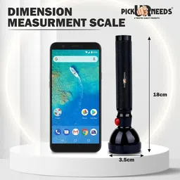 pick ur needs 2X Power Long Range Torch Low / High Beam Mode Lithium Battery Metal Body Design 5 hrs Torch Emergency Light image 4