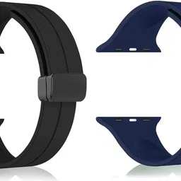 PUNAK Soft Silicon Magnetic Smart Watch Strap Belt for Ultra Watch 49 mm, Series 8 / 7 45 mm, Series 6 / 5 / 4 44 mm, Series 3 / 2 / 1 42 mm, T800 Ultra, Watch 8 Ultra, i8 Pro Max, W26, T800 Smart Watch Strap-picture-19