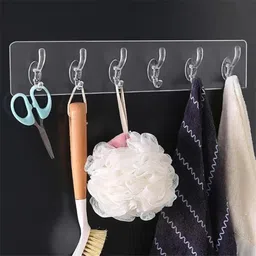 moxstar Wall Hanger Hooks for Hanging Clothes Heavy Duty Sticky Hooks for Hanging Hook 6 image 1