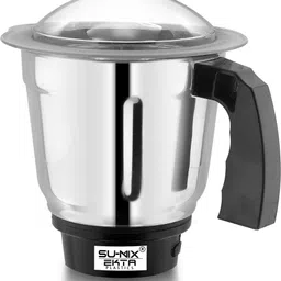 su-mix Dry Jar for Mixer Grinder Stainless Steel with Handle Heavy Duty Aluminium Base Mixer Juicer Jar-picture-17