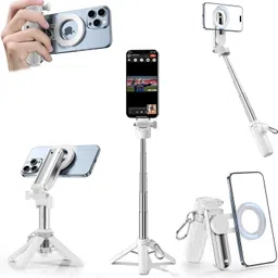 FKU P15 Megnetic MINI Retractable Selfie Stick Retractable Cell Phone Tripod, Monopod-picture-10
