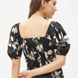 harpa Casual Puff Sleeves Printed Women Multicolor Top image 2