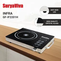suryaviva 2200 W Radiant Cooktop Touch Panel image 2