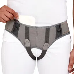 bagsio Hernia Support Belt for Men Inguinal - with 2 Removable Compression Pads Back / Lumbar Support-picture-12