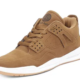 bacca bucci Men's Ultraforce Mid-top Athletic-Inspired Retro Fashion Casual/outdoor Sneakers for Men-Tan Sneakers For Men image 5