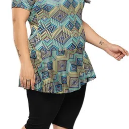 aarika Printed Women Swim-dress Green Swimsuit-picture-24