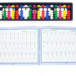 gr trend 17 Rod Abacus kit with books for kids 2 Work books (Level A & Level B) image 2