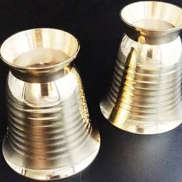 banarasbox (Pack of 2) Handmade Brass Small Size Water Drinking Glass/Glassiya Drinking Water,Tea Glass Set Water/Juice Glass-picture-24