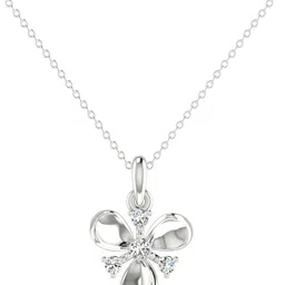 avsar Avsar BIS Hallmark AVP1169WB 14kt Cubic Zirconia White Gold Pendant-image-6
