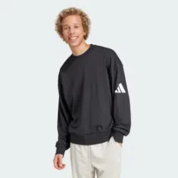 adidas Essentials Loose Fit 3 Bar Logo Sweatshirt-picture-40