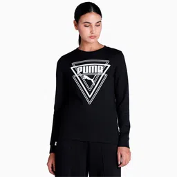 puma Graphic Women's Regular Fit Crew-Neck Sweatshirt image 1