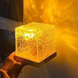 techpunch Good Quality Crystal Lamp Water Wave Effect Romantic LED with Remote Control Table Lamp-picture-16