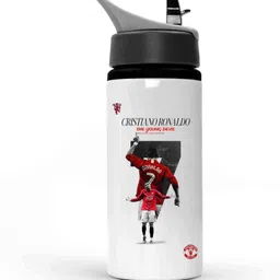 trendblend Cristiano Ronaldo CR7 Premium Sports Water Bottle- Durable Aluminum Design 750 ml Water Bottle-picture-28