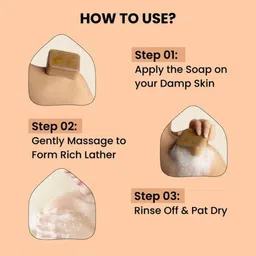 glownest Sandalwood & Saffron Bath Soap (2 x 100 g) | Herbal Soap for Glowing image 2