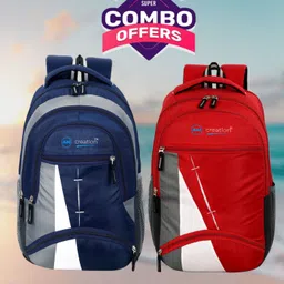 am creation Large 35 L Laptop Backpack Unisex WaterProof Laptop Backpack Bags combo Pack-picture-11