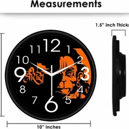 tanvika Analog 25 cm X 25 cm Wall Clock image 3