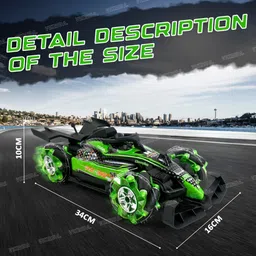 joyhub VikriDA 1:14 Stunt RC Double Smoke With LED Lights image 5