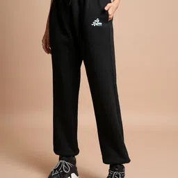 tokyo talkies Women Regular Fit Black Cotton Blend Trousers image 3