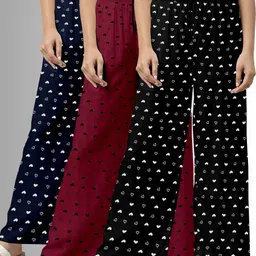 appufashion Pack of 3 Women Pyjama image 1