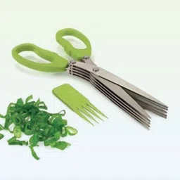 xiblay 5-Blade Stainless Steel Veg Dicing Kitchen Scissor Scissors-picture-47