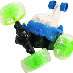 shizuha Remote Control Stunt Car with 360° Rotation, LED Lights, Music, Dancing Features image 3