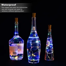 x pulse 20 LEDs 1.17 m Multicolor Steady String Rice Lights image 2