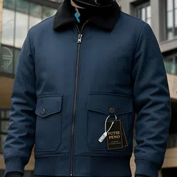 Men Solid Casual Jacket-image-26