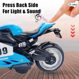 funblast Bike Toy for Kids – 1:8 Scaled Model Die-Cast Motorcycle Toy for Kids, Friction image 4