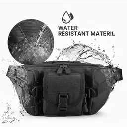pleasing forest Trendy Waterproof Waist Bag for Men & Women | travel pouch, running belt Waist bag-image-10