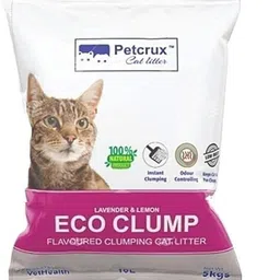 petcrux Eco Clump Cat Litter Natural Bentonite Clay Pet Friendly Lavender Essential Oils Pet Litter Tray Refill-picture-10