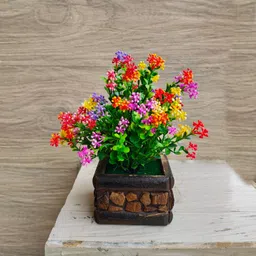 zonezer set of 1gallery Gypsophila Real Touch Flowers for Wedding Party Decoration Multicolor Tulips Artificial Flowerwith Pot image 2