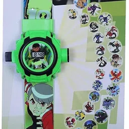 flymart Bn Boy10 Omnitrix, Omniverse, Alien Fun Projector Toy Best Digital Watch For Kid-picture-12