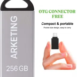 ARKETING S5 256 256 GB Pen Drive Compatible with Desktop Computer, Laptop, Television, Mobile USB 3.0 Metal Case-image-11