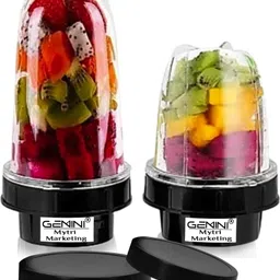 gemini Heavy Bullet Jar for Mixer Grinder Set of 2 (530 ML & 350 ML) Mixer Juicer Jar. Mixer Juicer Jar-picture-20