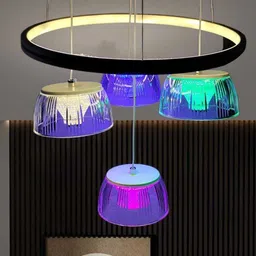 seetastic Unique color Changing Pendent Light Chandelier Ceiling Light Ceiling Lamp-picture-40