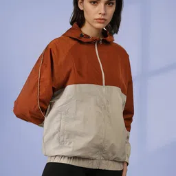 CHKOKKO Women Windcheater Colorblock Women Wind Cheater image 3