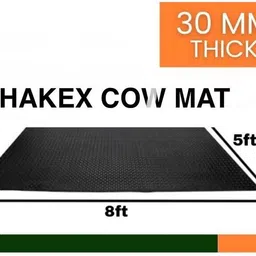COW MAT-Waterproof Rubber(Mat 8*5 Feet)BPA Free For Horse-AE | Cow, Dog, Hamster, Guinea Pig, Miniature Pig Pet Mat-image-48