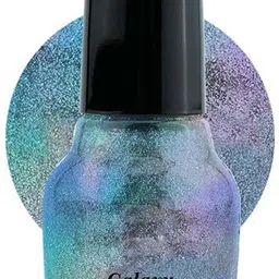 Glitter Polish Peach Shine Long & lasting, Non Toxic High Shine Nail Polish Blue-image-13